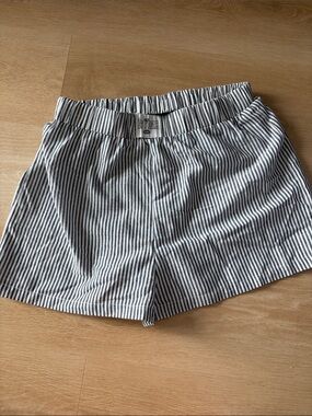 SHEIN Blue White Striped Boxer Shorts Las Vegas
